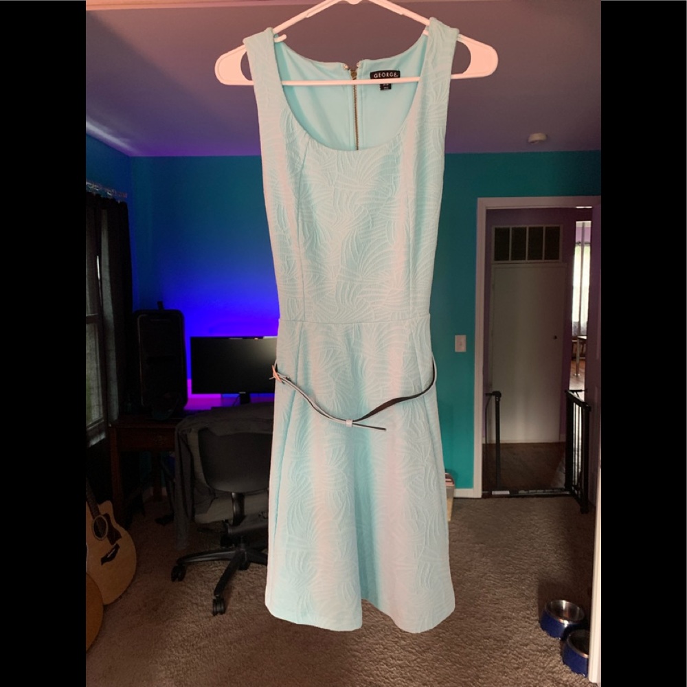 Blue dress